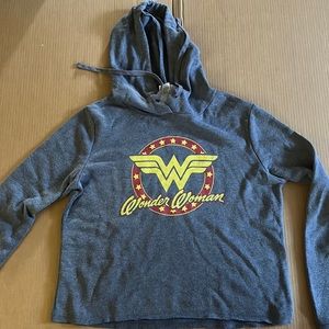 cropped wonder woman hoodie